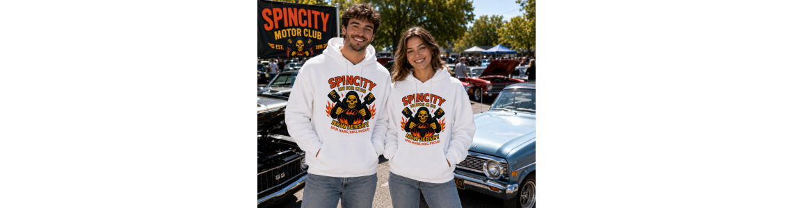 Spin City Motor Club Sweatshirts