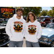 Spin City Motor Club White Unisex Crewneck Sweatshirt